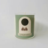 Tuff Peach Glass Tumbler Vegan Candles