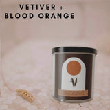 Tuff Peach Glass Tumbler Vegan Candles