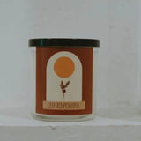Tuff Peach Glass Tumbler Vegan Candles