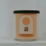 Tuff Peach Glass Tumbler Vegan Candles