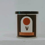 Tuff Peach Glass Tumbler Vegan Candles
