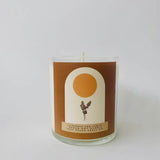 Tuff Peach Glass Tumbler Vegan Candles
