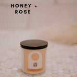 Tuff Peach Glass Tumbler Vegan Candles