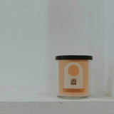 Tuff Peach Glass Tumbler Vegan Candles