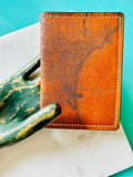 Milwaukee Map Leather Passport Wallet
