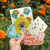 Vinyl Sticker - Flower Box