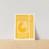 Mac n cheese box art print