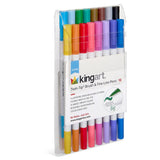 Twin-Tip™ Brush & Fine Line Pens - Water-Based Ink - 16 Colors