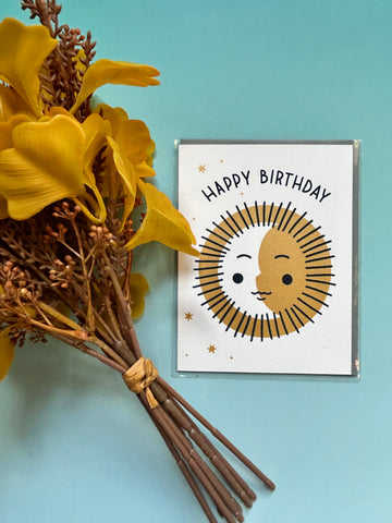 Celestial Birthday Card