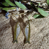 Sardines // Stained Glass Resin Earrings