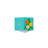 Christmas Tree Soft Touch Greeting Card |