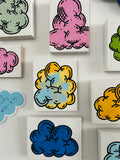Mini Clouds-original artwork by Dan Duffy