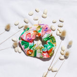 Colorful Cotton Spring Scrunchie | Ethically Made | Upcycled