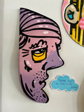 “Skate Face” original artwork by Dan Duffy
