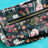 Catbloom Cotton Hip Bag