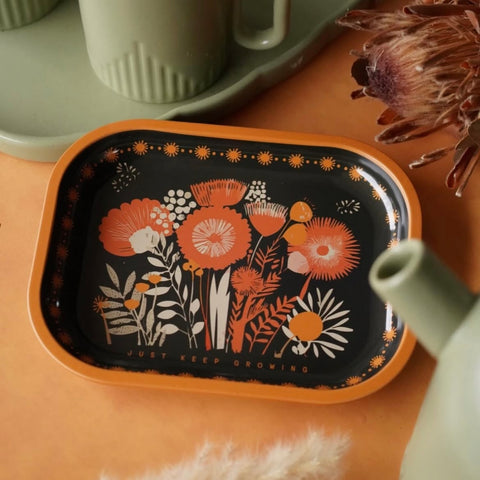 Just Keep Growing Tin Tray