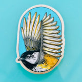 Dear Darlington Flying Chickadee Sticker