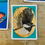 Dear Darlington Golden Chickadee Sticker