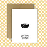 CROSS STITCH WELCOME TO EARTH LITTLE BABY Greeting Card