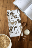Cat Tea Towel - Cat Lover Kitchen Towel Decor
