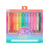 Oh My Glitter!: Retractable Glitter Ink Gel Pens (Set of 12)