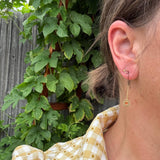 Mars // Stained Glass Resin Earrings