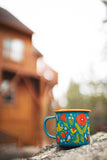 Enamel Coffee & Camp Mug | Garden Buzz | Bees | 16oz