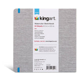 Hardcover Watercolor Sketchbook - 8.5” x 8.5” 140lb (300g) - 24 Sheets