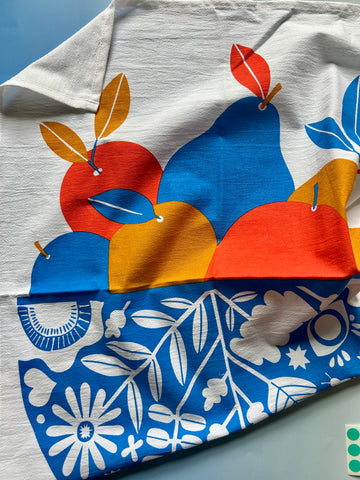 Fruit Bowl Tea Towel - Home Decor Gift