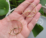 Celestial Vision Hoop Earrings