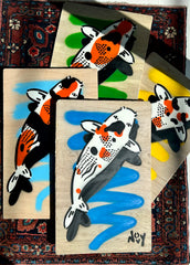Koi Fish by Jeremy Novy