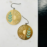 Sunbeam Stained Glass Earrings