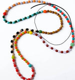Long Colorful Beaded Necklace