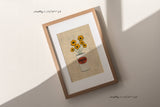 Beer Vase Floral Wall Art Print Home Decor