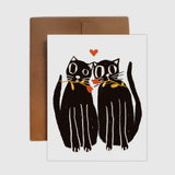 Cats in Love Card