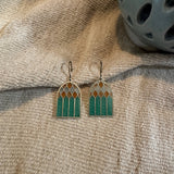 Nave // Stained Glass Resin Earrings