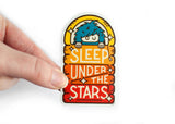 Sticker - Bigfoot Sleeping Bag Rainbow Mini