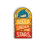 Sticker - Bigfoot Sleeping Bag Rainbow Mini
