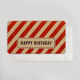 Red Stripe Birthday Enclosure