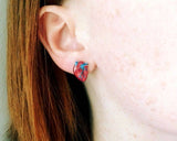 Valentine Anatomic Human Heart Earrings
