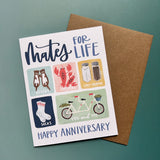 Mates for Life Anniversary Card