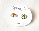 Sushi Food Earrings