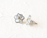 Magnolia Flower Earrings