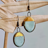 Ceramic Half-Dipped Earrings