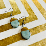 Ceramic Half-Dipped Earrings