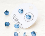 Cute Blueberry Summer Fruit Stud Earrings