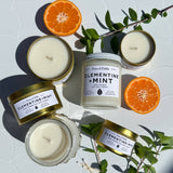 Clementine+Mint Scented Candle