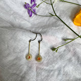 Mars // Stained Glass Resin Earrings