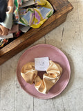 Handmade By Survivors | Gold Satin Scrunchie