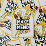 Make Mend Vinyl Sticker